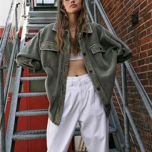 Free People Ruby Jacket Dirty Olive